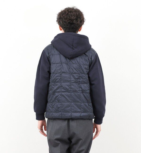 NOLLEY'S goodman「【TAION/タイオン】W-ZIP DOWN HOODIE with SWEATS SLEEVE 25AW」|ダウン|