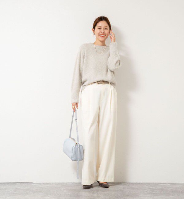 NOLLEY'S「《手洗い可能》ラメシャギープルオーバー」|ニット・セーター|