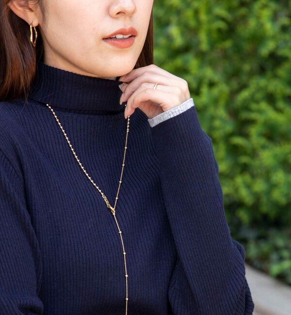 NOLLEY'S「《手洗い可能》3&times;2リブ配色タートルネック」|ニット・セーター|