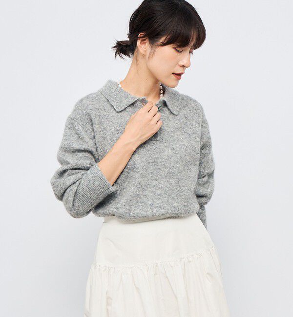 NOLLEY'S sophi「モヘヤポロ衿プルオーバー」|ニット・セーター|