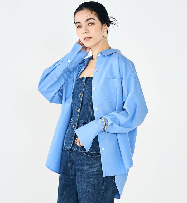 NOLLEY'S sophi「【一部WEB限定カラー】ウォッシャブルオックス2WAYシャツ」|シャツ・ブラウス|