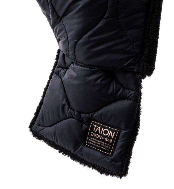 NOLLEY'S goodman「【TAION / タイオン】MILITARY R/S DOWN SCARF SOFT SHELL 17」|マフラー|