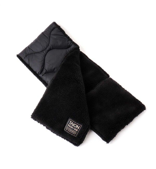 NOLLEY'S goodman「【TAION / タイオン】MILITARY R/S DOWN SCARF SOFT SHELL 17」|マフラー|