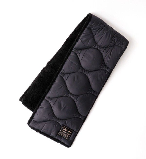 NOLLEY'S goodman「【TAION / タイオン】MILITARY R/S DOWN SCARF SOFT SHELL 17」|マフラー|