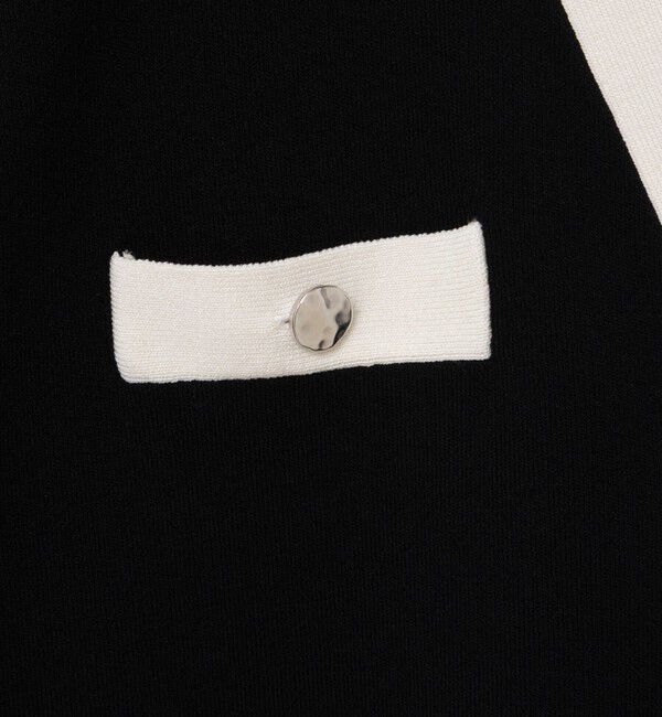 NOLLEY'S「《手洗い可能》スムース配色Vネックカーディガン」|カーディガン|