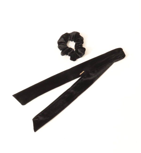 NOLLEY'S「【nolleys/ノーリーズ】ベロアリボンシュシュ」|ヘアゴム・シュシュ|