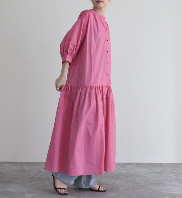 fredy emue「【fredyemueフレディエミュ】コードボリュームシャツワンピース」|ワンピース|
