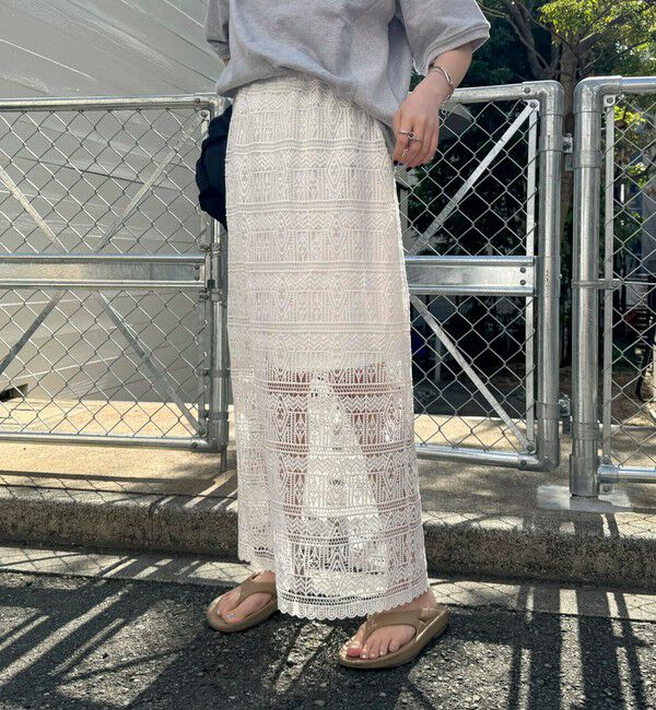 fredy emue「レースタイトスカート」|タイト|