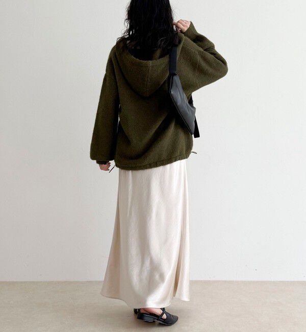 fredy emue「フード付きニットプルオーバー」|ニット・セーター|