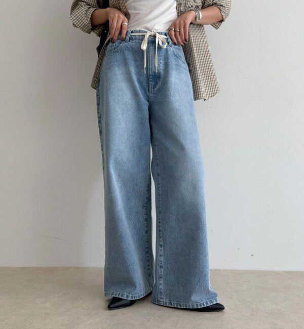 fredy emue「ドロストデニムパンツ」|デニム|