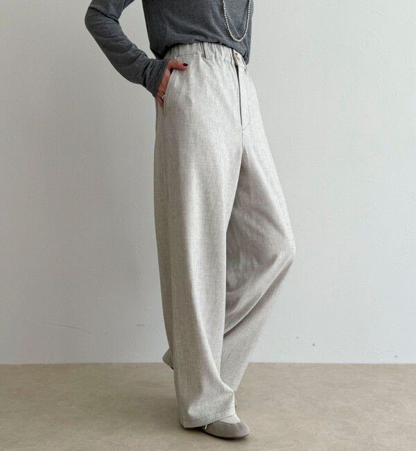 fredy emue「ウールライクイージーワークパンツ」|チノ|