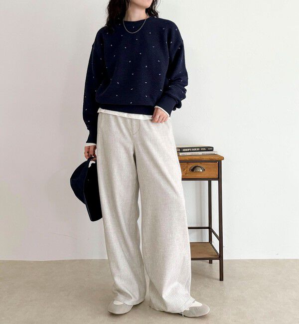 fredy emue「【大人気リバイバル】ハート刺繍コンパクトスウェットプルオーバー」|スウェット・ジャージ|