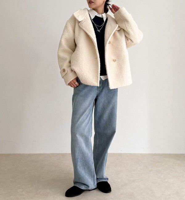 fredy emue「ループシャギースタンドカラーコート」|その他|