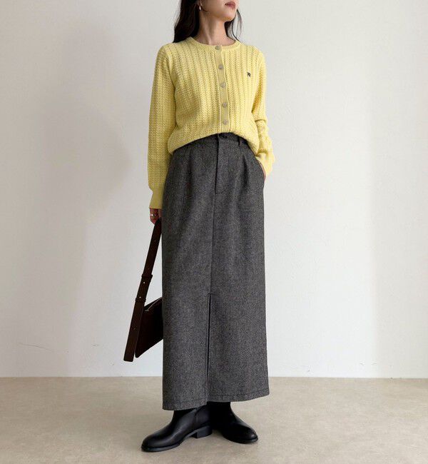 fredy emue「《セットアップ対応》ツィードタイトスカート」|タイト|