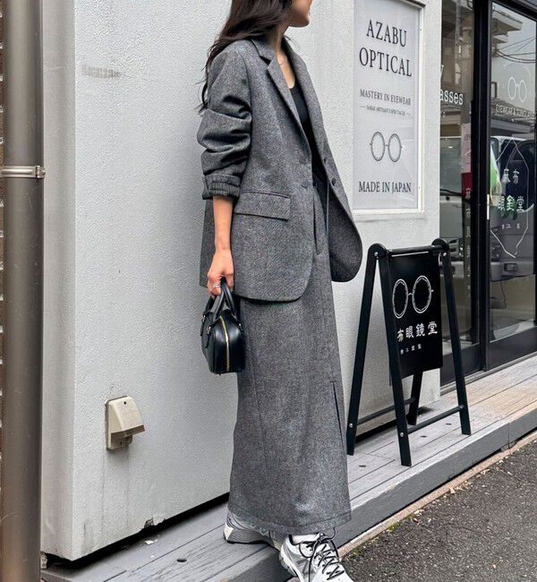 fredy emue「《セットアップ対応》ツィードオーバージャケット」|テーラードジャケット|