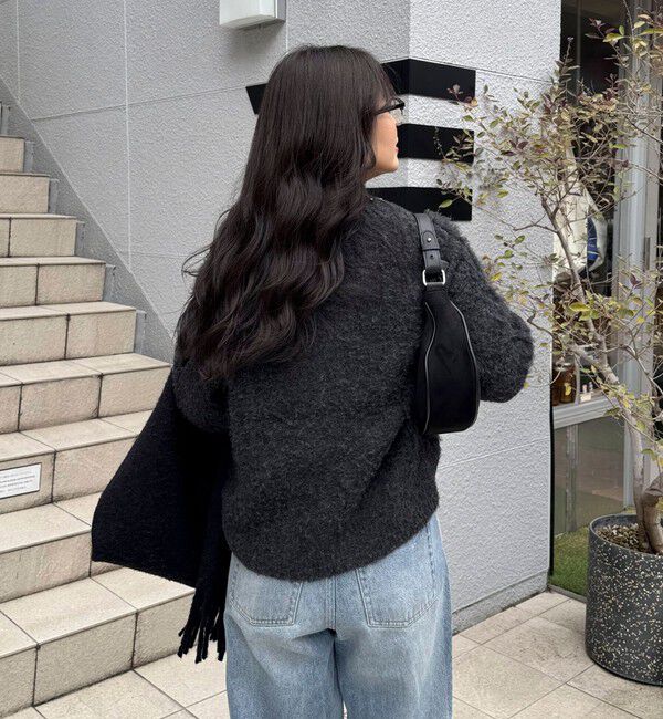 fredy emue「ふわふわ起毛ニットカーディガン」|カーディガン|