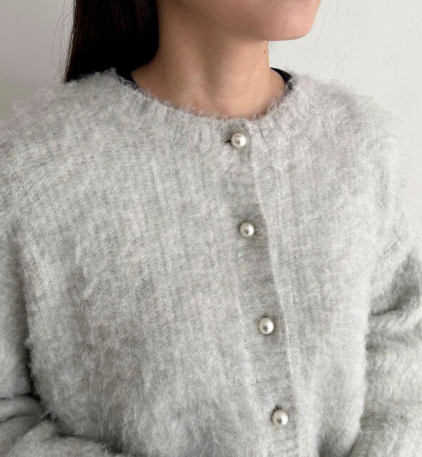 fredy emue「ふわふわ起毛ニットカーディガン」|カーディガン|