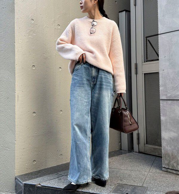 fredy emue「ミドル丈片畦ニットプルオーバー」|ニット・セーター|