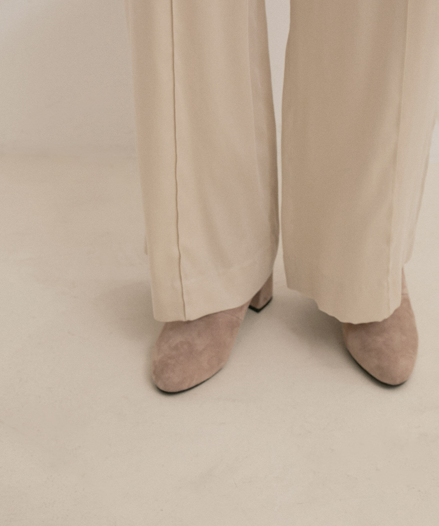 SALON adam et rope'「シルクイージーワイドパンツ【セットアップ対応・洗える】」|その他|