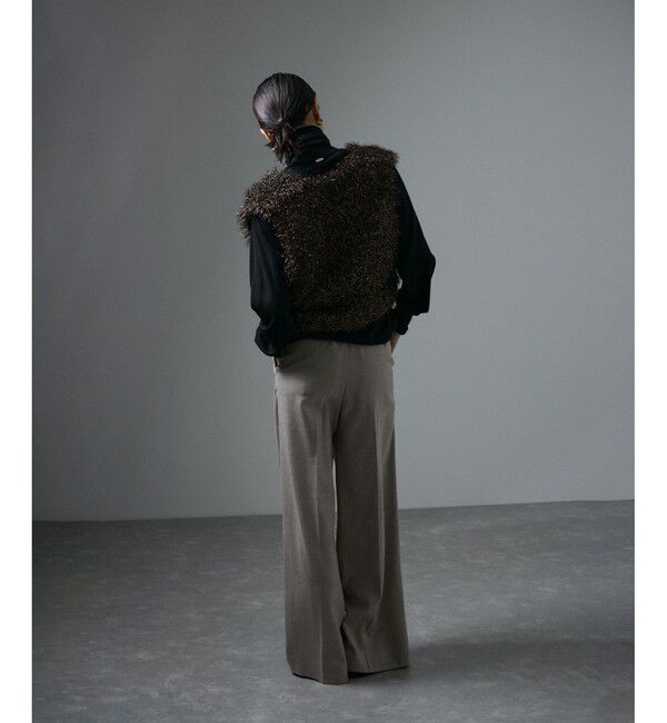 SALON adam et rope'「マットメタルシャギーベスト」|ベスト・ジレ|