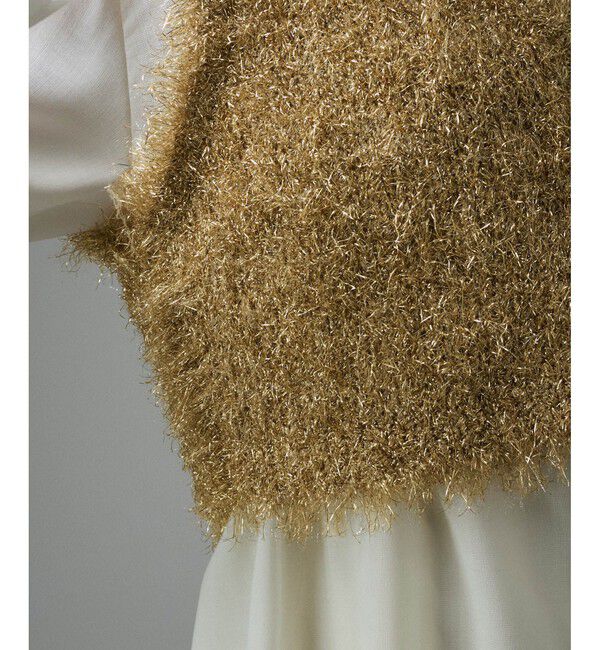 SALON adam et rope'「マットメタルシャギーベスト」|ベスト・ジレ|