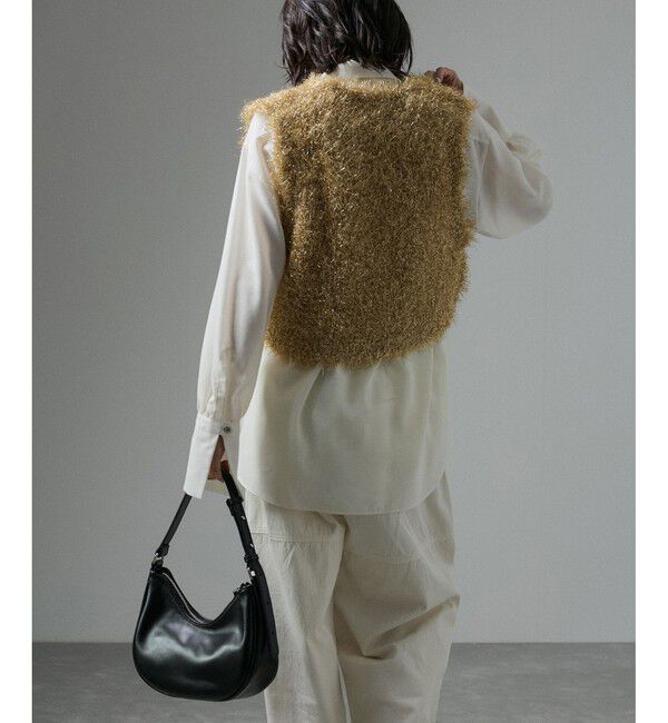 SALON adam et rope'「マットメタルシャギーベスト」|ベスト・ジレ|