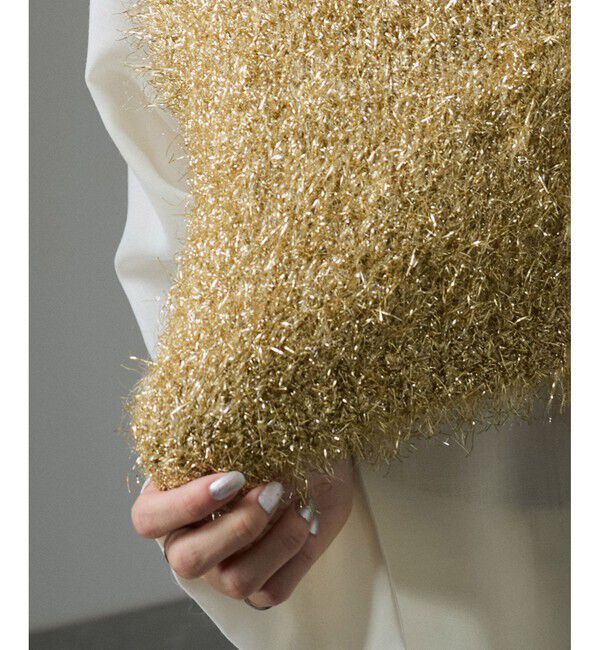 SALON adam et rope'「マットメタルシャギーベスト」|ベスト・ジレ|