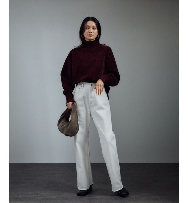 SALON adam et rope'「COTTON USAセミフレアデニム 3」|デニム|