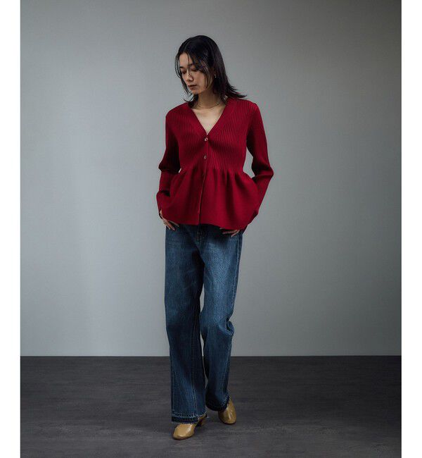 SALON adam et rope'「COTTON USAセミフレアデニム 3」|デニム|