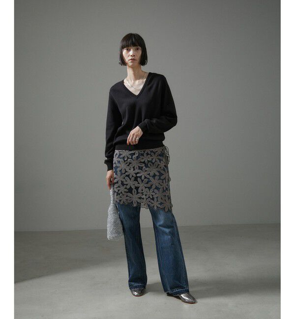 SALON adam et rope'「COTTON USAセミフレアデニム 3」|デニム|