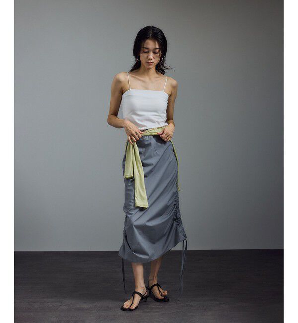 SALON adam et rope'「ベア天カップ付きベアトップキャミソール［UVケア・接触冷感］」|キャミソール|