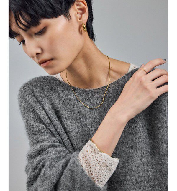 SALON adam et rope'「シアーアルパカウールニットプルオーバー」|ニット・セーター|