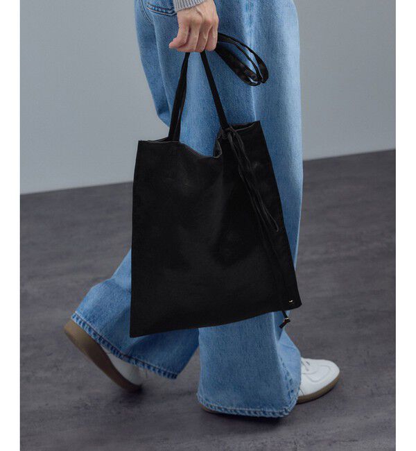 SALON adam et rope'「【WEB限定】コードチャーム付サテントート / A4」|トートバッグ|