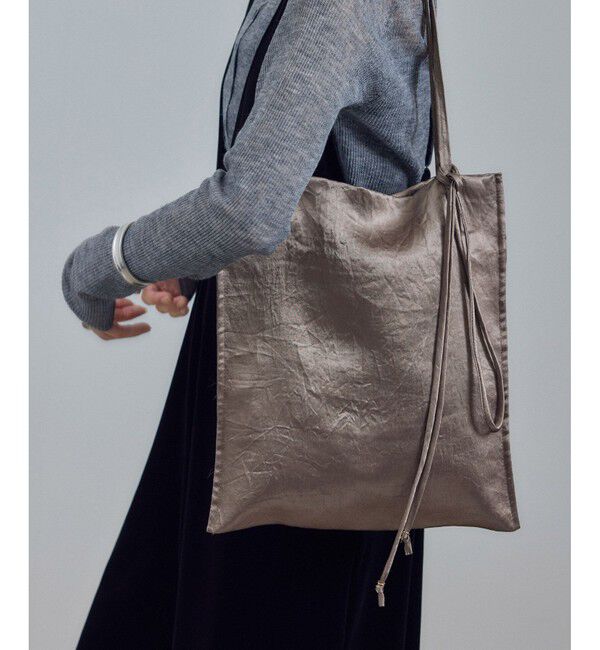 SALON adam et rope'「【WEB限定】コードチャーム付サテントート / A4」|トートバッグ|