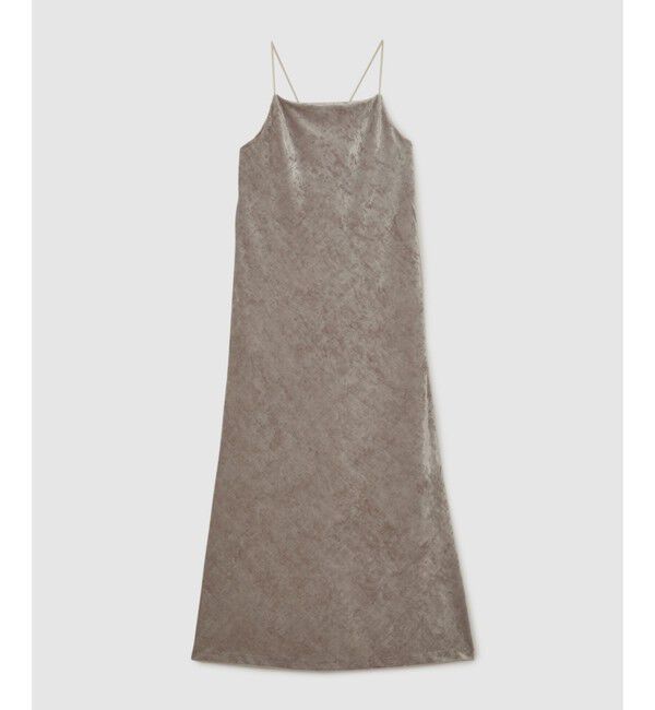 ROPE「クラッシュベロアキャミワンピース」|ワンピース|