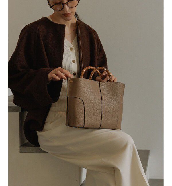 ROPE「【E'POR】BAMBOO BAG Medium【超軽量】」|ハンドバッグ|