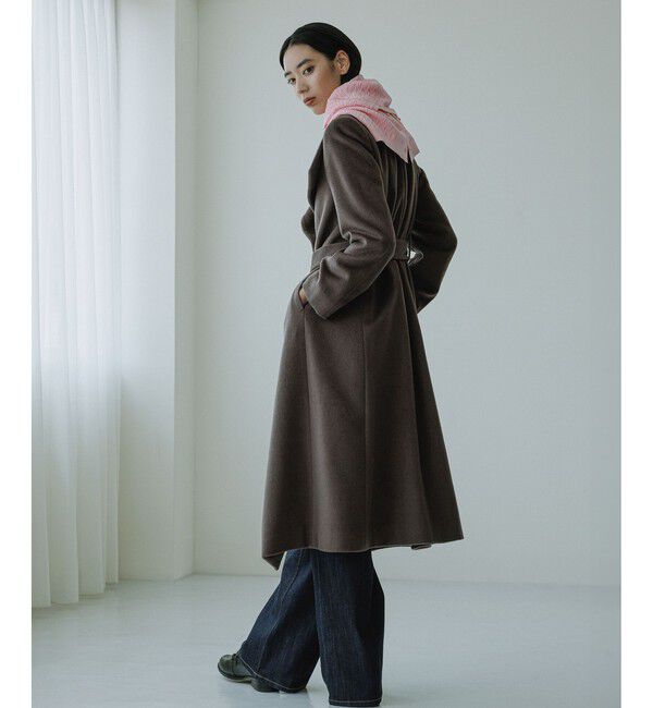 ROPE「プレミアムカシミヤ ロングコート【逸品・マルチWAY】【25AW】」|ステンカラーコート|