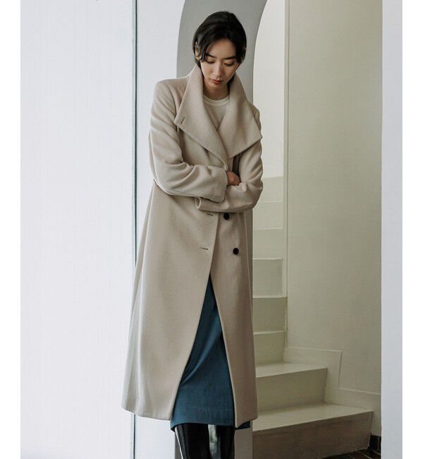 ROPE「プレミアムカシミヤ ロングコート【逸品・マルチWAY】【25AW】」|ステンカラーコート|