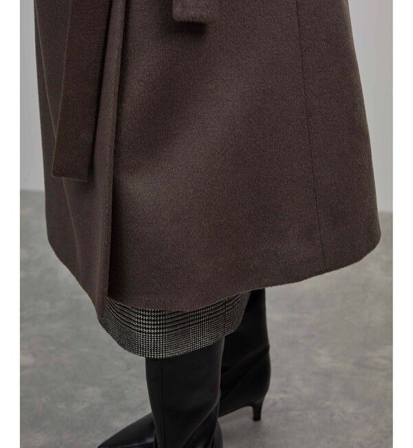 ROPE「プレミアムカシミヤ ロングコート【逸品・マルチWAY】【25AW】」|ステンカラーコート|