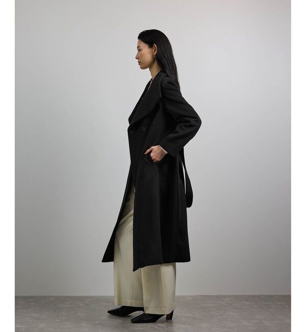 ROPE「プレミアムカシミヤ ロングコート【逸品・マルチWAY】【25AW】」|ステンカラーコート|