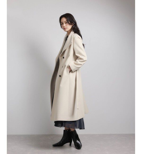 ROPE「プレミアムカシミヤ ロングコート【逸品・マルチWAY】【25AW】」|ステンカラーコート|