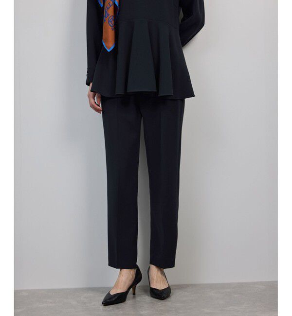 ROPE「トリアセダブルクロス テーパードパンツ/イージーケア・25AW」|チノ|