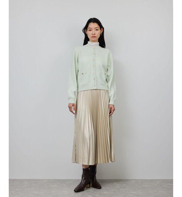 ROPE「【一部WEB限定】ウールカシミヤ ブレンドニットカーディガン/イージーケア」|カーディガン|