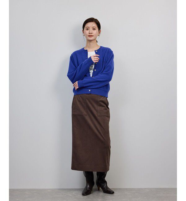 ROPE「【一部WEB限定】ウールカシミヤ ブレンドニットカーディガン/イージーケア」|カーディガン|