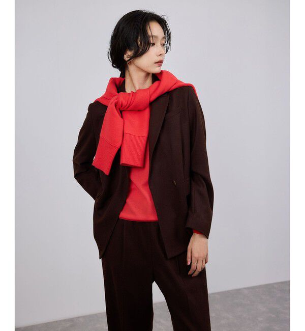 ROPE「カシミヤVネックニットプルオーバー」|ニット・セーター|