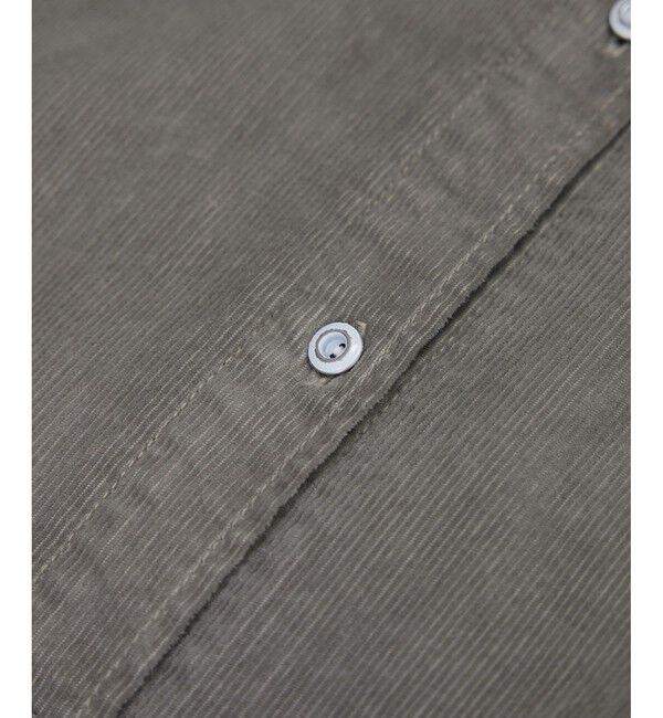ROPE「【Healthy denim(ヘルシーデニム）】一部別注Almondコーデュロイビッグシャツ/イージーケア」|シャツ・ブラウス|