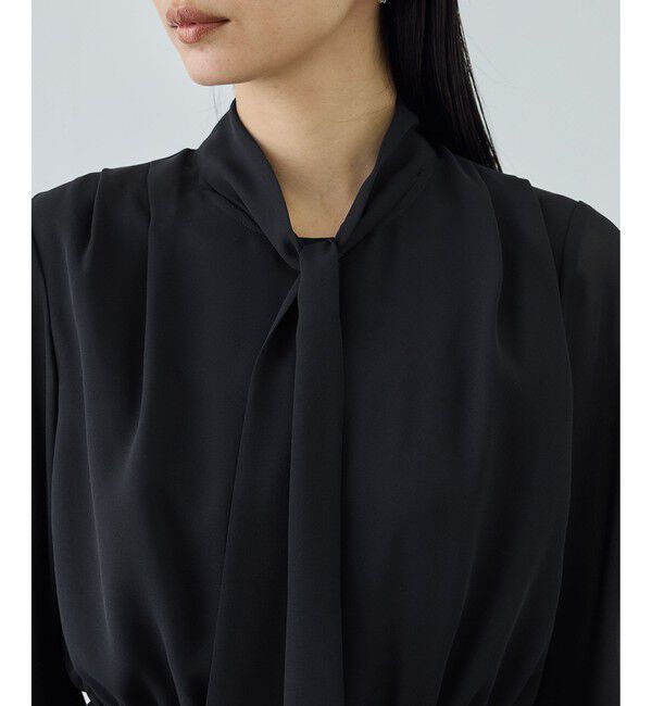 ROPE「ジョーゼットシフォンプリーツワンピース/26SS」|ワンピース|