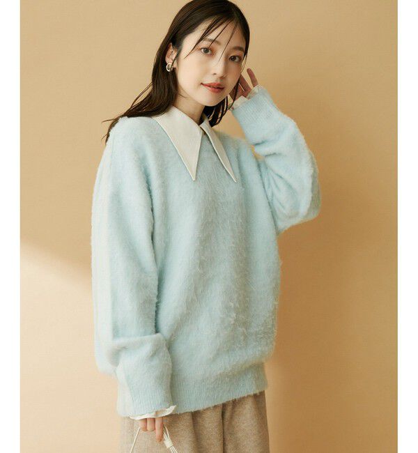 VIS「【前後2WAY】トゥンカロンニット」|ニット・セーター|