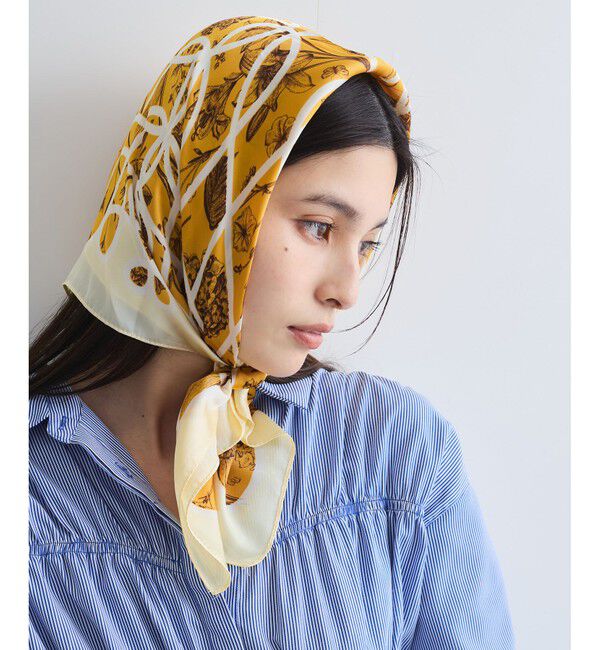 VIS「70&times;70フラワースカーフ」|バンダナ・スカーフ|