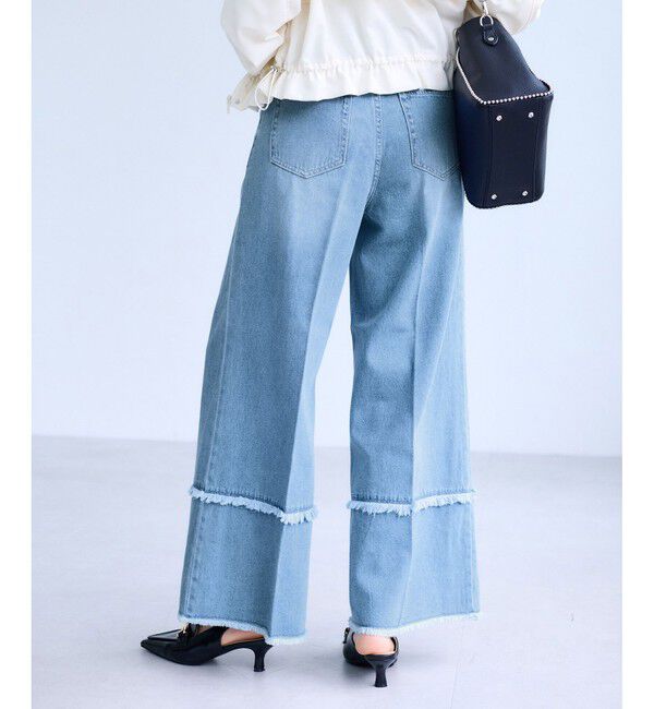 VIS「フリンジフレアデニム」|デニム|